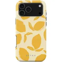 Burga Tough Backcover MagSafe voor de Apple iPhone 17 Pro - Lemon Tart