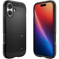 Spigen Tough Armor Backcover MagSafe voor de Apple iPhone 17 - Black