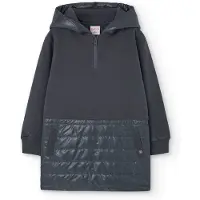 Boboli Fleece Combined Lang Mouw Jurk