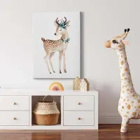 A.S. Création Canvas print DD123189 Fawn 0,5 x 0,7 m Beige / Creme Kantoor Hal/Gang Keuken Slaapkamer Woonkamer