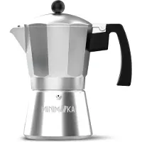 Taurus Minimoka 9, koffiekan, zilver, aluminium, voor 9 kopjes, roestvrij staal