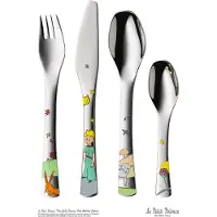 WMF Kids Le Petit Prince - Kinderbestekset - 4-Delig - RVS - Vaatwasserbestendig - Ergonomisch Ontwerp