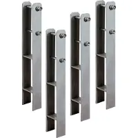 Praxis Weka H-anker Set 4 Stuks 9 X 9cm