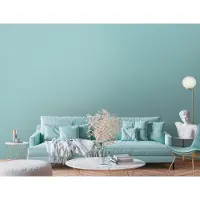 Living Walls Famous Garden - Turquoise - Structuur - 393535