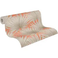 A.S. Création Antigua - Oranje - Floral - 390903