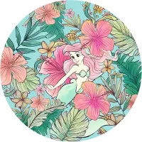 Komar Sticker Dots Ariel Ocean Flowers