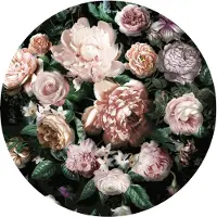 Komar Vliesbehang Zelfklevend vlies - Flower Couture - Afmeting 125 x 125 cm (1 stuk)