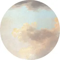 Komar Vliesbehang Zelfklevend vlies - Relic Clouds - Afmeting 125 x 125 cm (1 stuk)