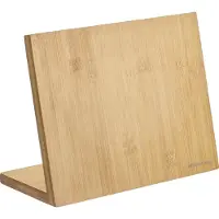 Westmark Messenblok – houten messenhouder met een magnetische kern, stabiele houder voor keukenmessen, gemakkelijk schoon te maken magnetisch messenblok – bamboe