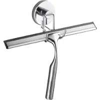 Wenko Vacuum-Loc Douchewisser chroom - Raamwisser - Trekker douche - Bevestigen zonder boren