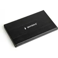 Gembird Externe HDD behuizing 2.5' SATA USB3.0 zwart (brushed)