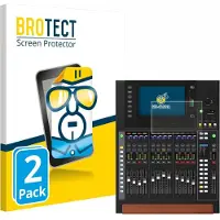 BROTECT - Screenprotector voor Behringer Wing Compact - Folie Beschermfolie transparant 2 Stuks