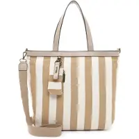 Tamaris Shopper 'Lou' beige / wit