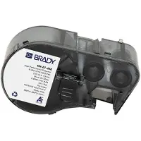 Brady M4-81-488 polyester labels zwart op wit 6,35 mm x 48,26 mm (origineel)