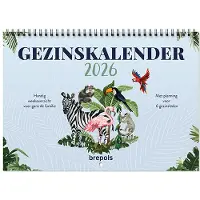 Brepols gezinskalender met weekoverzicht 2027 NL