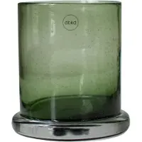 DBKD Bubble Kaarshouder Ø14 Cm Groen - Kaarshouders Glas Green - 20240302GR
