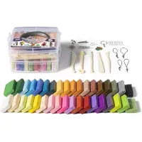 Pipoos QBIX polymeerklei set - 36 kleuren