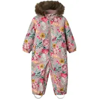Name it Functioneel pak 'NMFSnow10' grijs / jade groen / mauve / donkerroze