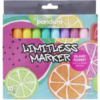 Panduro Limitless Marker M set - 10 stuks - Island Sorbet