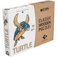 Pipoos Eco Wood Art legpuzzel - schildpad