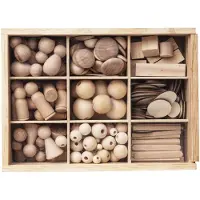 Panduro Houten figuren - 260 stuks