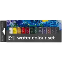 Panduro aquarelverf set - 12x 12 ml