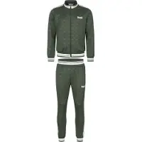 Lonsdale Trainingspak 'Ashwell' olijfgroen / donkergroen / wit