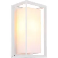 Globo Buiten wandlamp Logana wit