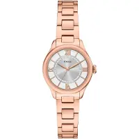 Fossil Analoog horloge 'GILMORE' rose-goud / grijs / wit