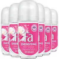 Fa 6x Deodorant Roller Pink Passion 50 ml