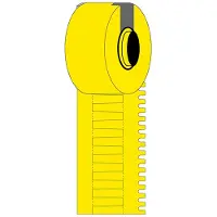 Brady M6-15x4.2-7596-YL vinyl labels geel | 15 mm x 4,20 mm (origineel)
