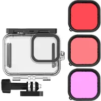Telesin Duik-Filters For GoPro 9/10/11/12 Red/Pink/Magenta
