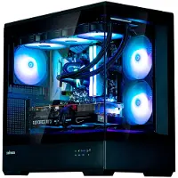 Zalman Boîtier PC Mini Tower zonder voeding - P30 BW (Zwart/Wit) - Micro ATX/Mini-ITX - 3x120mm A-RGB - USB-C/3.0/HD Audio