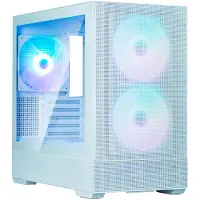 Zalman Boîtier PC Mini Tour zonder voeding - P30 AIR (Wit) - Micro ATX/Mini-ITX - 3x140mm A-RGB - Mesh - USB-C/3.0/HD Audio