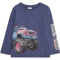 s.Oliver Shirt blauw / hemelsblauw / lichtoranje / zwart