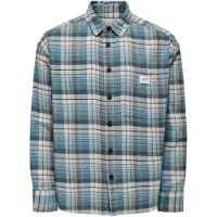Only & Sons Overhemd 'ONSJack' ecru / cyaan blauw / bruin / zwart