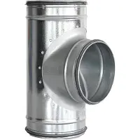 Toolstation Spiraliet T-stuk 90º verzinkt 125mm