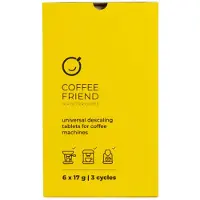 Coffee Friend Universele ontkalkingstabletten , 6 st. (voor 3 cycli)