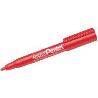 Pentel Viltstift pentel nn50 rond 1.5-3mm rood - 12 stuks