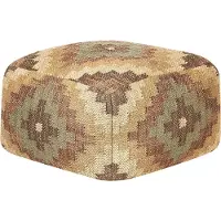 Beliani MAGURI - Poef-Bruin-Jute