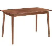 En.casa Eettafel Klijori 140x75x74 cm rubberhout walnootkleurig []