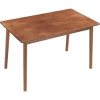 En.casa Eettafel Klijori 140x75x74 cm rubberhout walnootkleurig []