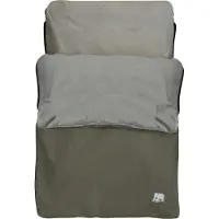 Deryan AirTraveller Vliegtuigbedje - Reiskussen met matras - compact opgevouwen - Bruin