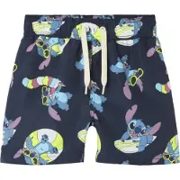 Name it Jongens lange zwemshorts nmmmic stitch donkerblauw