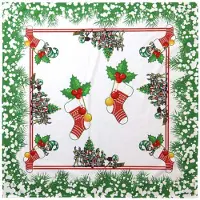 Unique living tafelkleed natale 85x85cm dessin 1