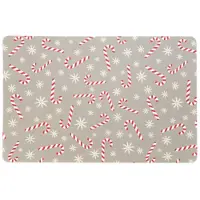 Unique living placemat xmas lollipop 30x45cm silver