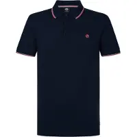 Petrol Industries Shirt 'Wave' marine / lichtrood / wit