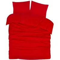 DoubleDry Dekbedovertrek flanel 100% zacht katoen tweepersoons 200x200/220 cm