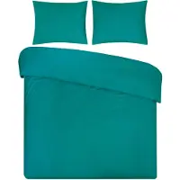 DoubleDry Dekbedovertrek uni 100% natuurlijk katoen 240x200/220 -