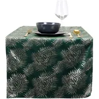 Unique living | tafelloper sid 45x150cm dark green